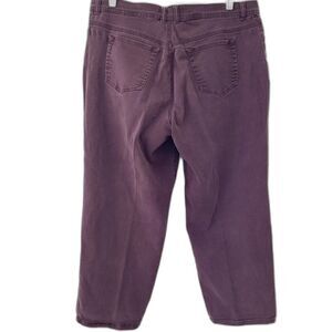 Gloria Vanderbilt Amanda High Rise Jeans Plus Size 18W Average Purple